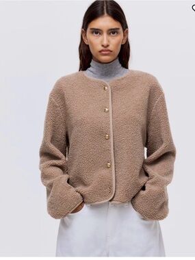H&M Teddy Jacket Small